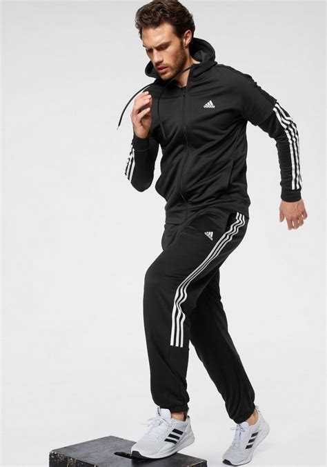 adidas jogginganzug herren baumwolle streifen|Adidas baumwolle trainersanzüge.